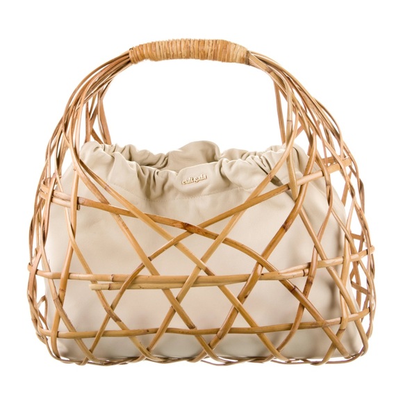 $400 NWT Cult Gaia Aviva Top Handle Bag - Picture 2 of 10